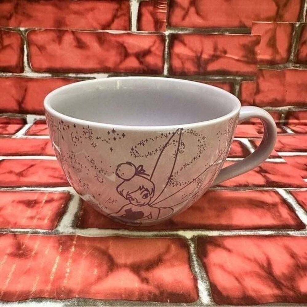 Disney Tinker bell large ceramic Mug soup